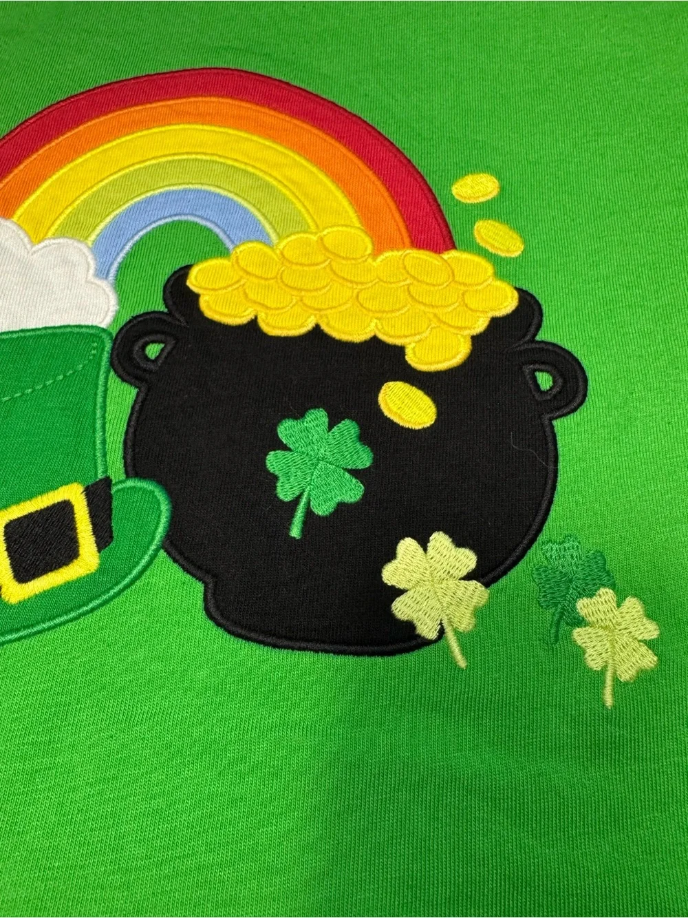 NWT New Gymboree Boys Embroidered Shamrock Top Little Leprechaun Size 7